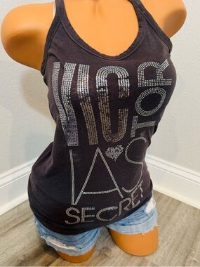 Victorias Secret Supermodel Essentials Racerback Y2K Vintage Tank Top XS